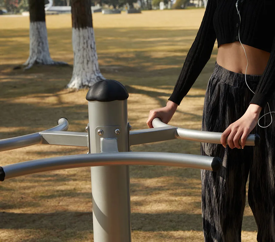 KINPLAY Brand Residential Park Outdoor Fitness Products Community Exercise Equipment Triple Waist Twister