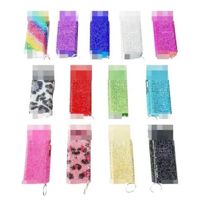 Promotional Keychains Fast Shipping From U.S. Personal Protection Self Defense Product Shell Bottle Keychains Set