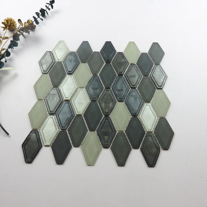 Good quality Hot-Melting Glass Mosaic for bathroom swimming pool tiles Tile Design