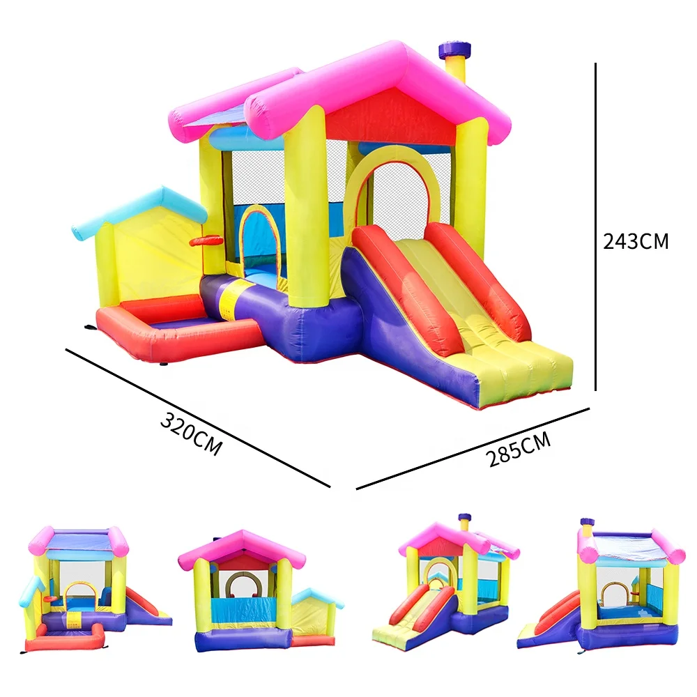 SS62088 Cheap Custom Large Jumping Bouncy Kids Inflatable Castle Moon Bounce House Banners for Sale