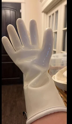 Work Chemical-Resistant Liquid Silicone  Heat Resistant Gloves for DMF, NMP, lacquer thinner Protection
