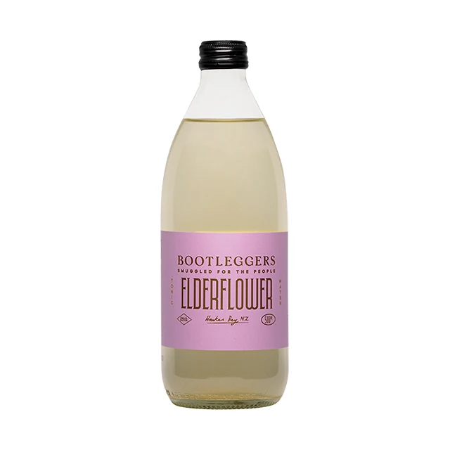 New Zealand Custom Glass Bottles Package Energy General Health Tonic Water Elderflower Drink Wholesale For Sale