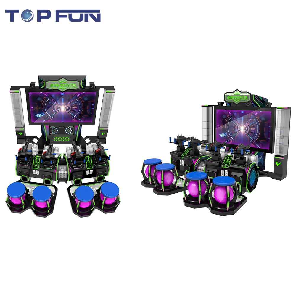 Indoor Amusement 2 Players Double Arcade Shooting Simulator Video Game Machine for Amusement Park