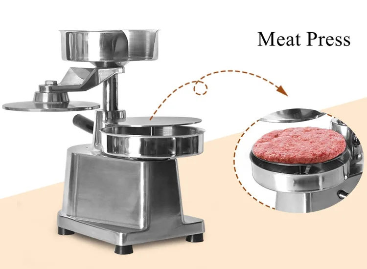 Manual Hamburger Patties Press Machine Diameter 10CM 13CM 15CM Hot Sale Meat Pie Molding Machine