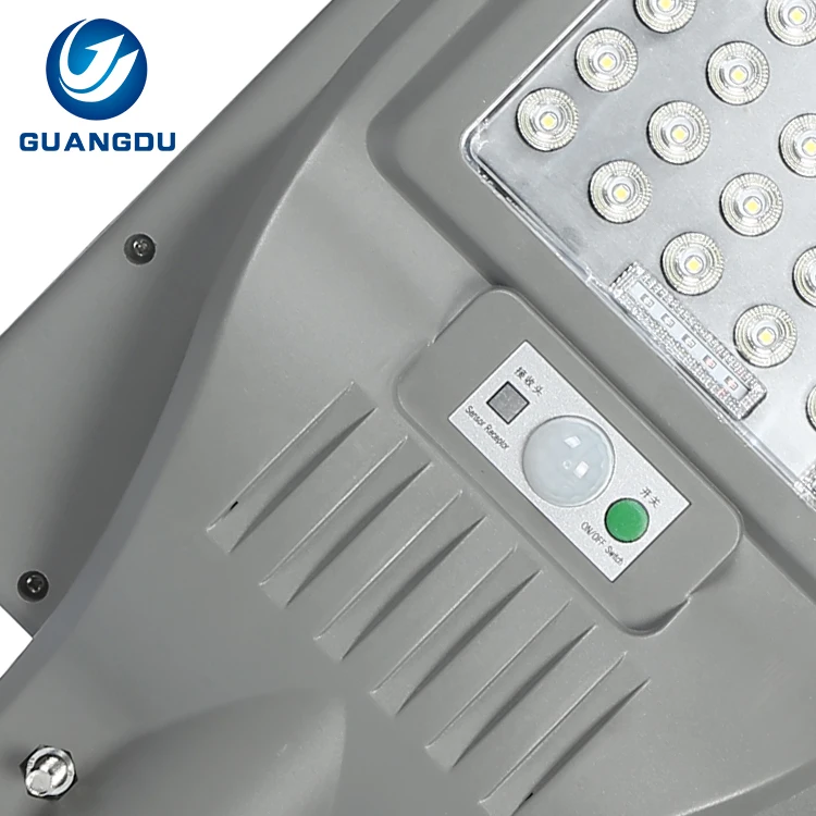  Hot Sale With Photocell Sensor Ip65 Outdoor Waterproof 100w 200w 300w Integrated AIO Led Solar Street