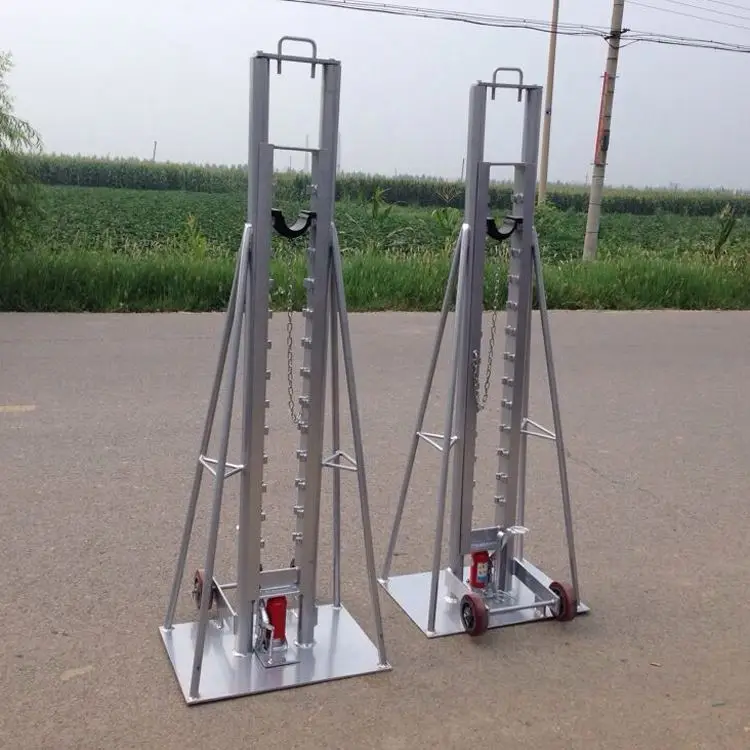 sale hydraulic cable drum jack system comprises of two independent cable stands complete