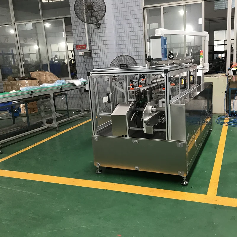 Box Packaging Machine Automatic Medical Supplies Face Mask Bags Test Sets Box Packing Machine