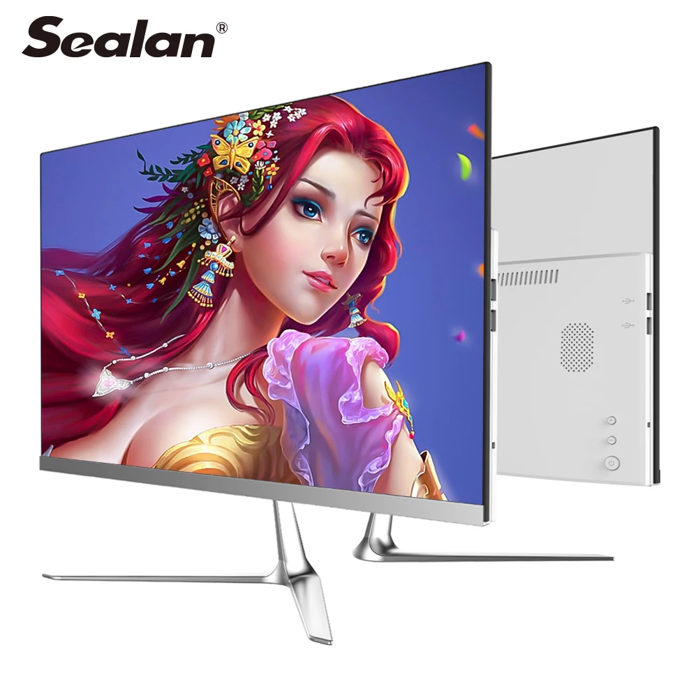 
SEALAN 23.8inch i5-3320 led screen monitor factory direct 4GB RAM 120GB SSD 2.6GHz hardware desktop computer 