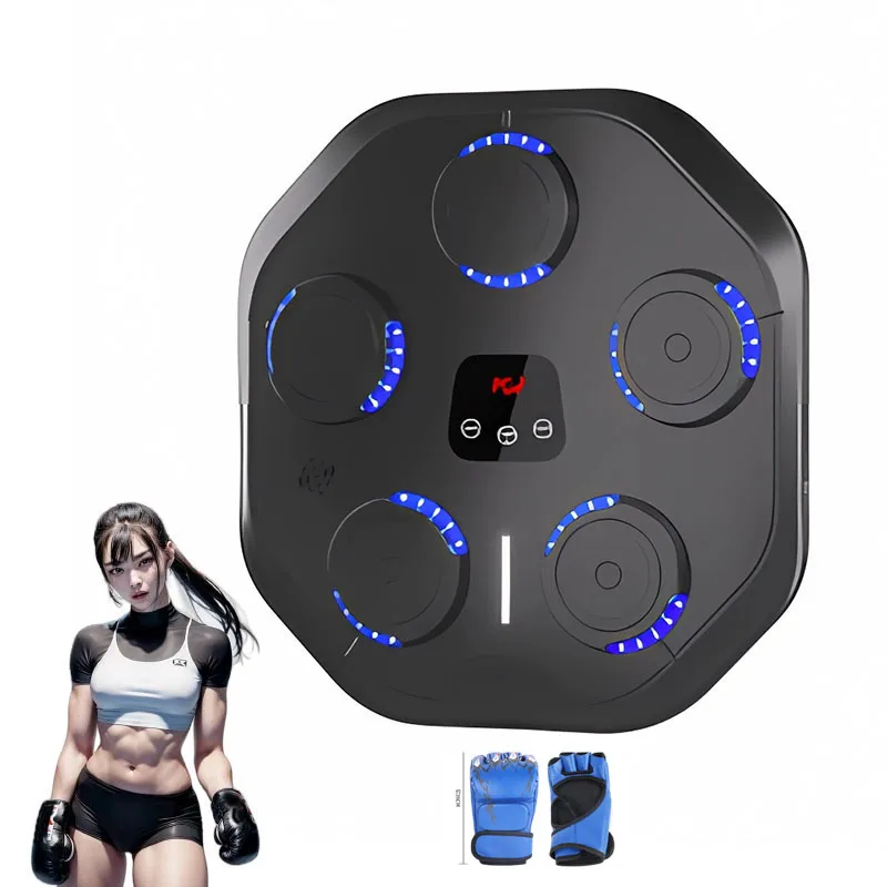 Newest Upgrade Smart Music Boxing Target Machine Focus Agility Training Digital Wall Punching Pads Kick Boxing Target