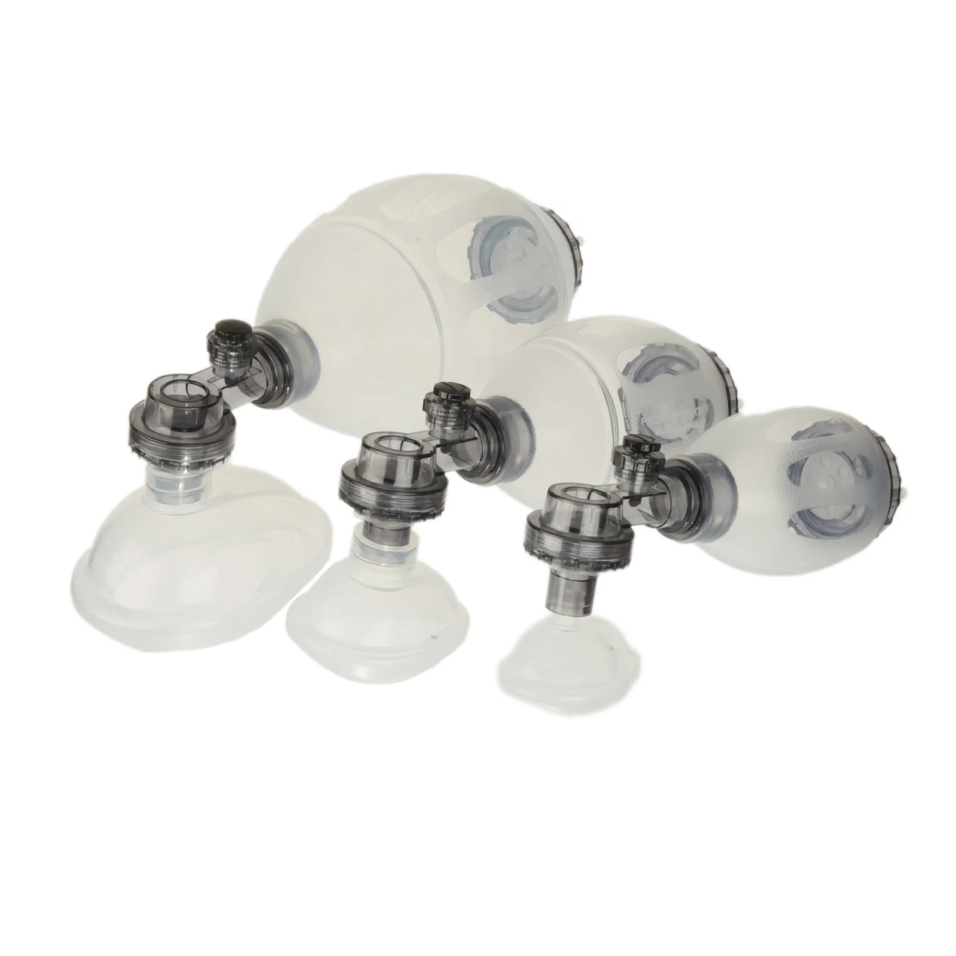 Neonatal pediatric and adult Ambu Breathing Bag Silicone Manual Resuscitator Mask Set ambu bag