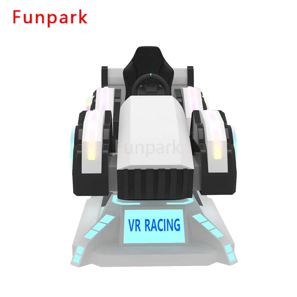 Funpark 9D Racing VR Entertainment for Kids Exciting Amusement Park Product Featuring Race Car & Motorcycle VR Motorcycle