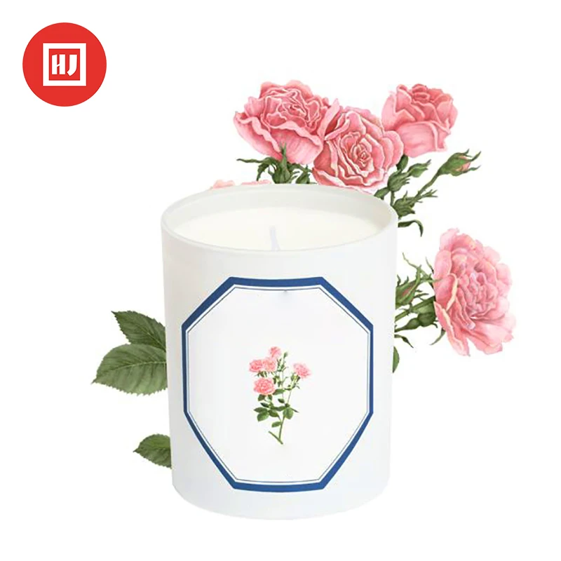 Scented Candle Crystal Salts Apricot Coconut Wax Scented Candle Concrete Scented Candles Pack Of 12