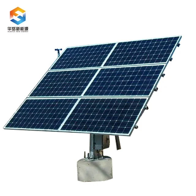 2KW HYS-6PV-66-LSD solar 2 axis gps sun with dual axis solar tracker solar sun tracking bracket solar tracking of price