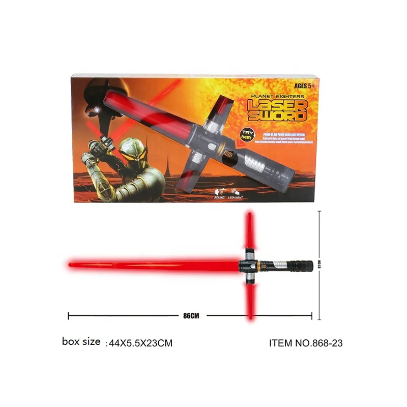 Led Glowing Role-Cosplay Weapon War Fighter Laser Star Force Rainbow Cross Sword