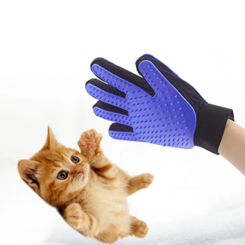  Новые двусторонние массажные перчатки для ухода за животными 2 в 1 Fve-finger 259 наконечников собак и кошек Длинные Короткие волосы