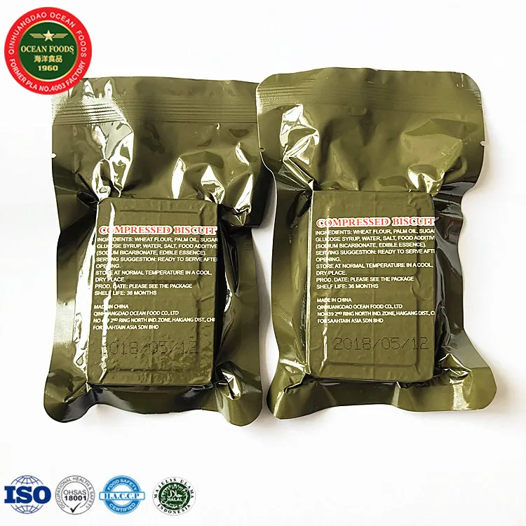 Фаст-фуд спрессованное Бисквитное печенье уличная пищевая смесь аварийные