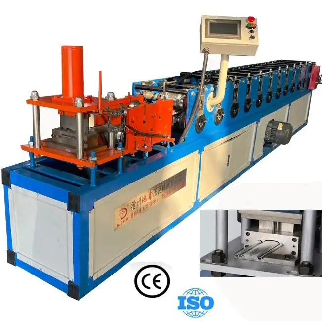 DX Factory Automatic Color Steel Shutter Door Slats Rolling Forming Machine Roller Door Up Metal Perforated Strip Making Machine