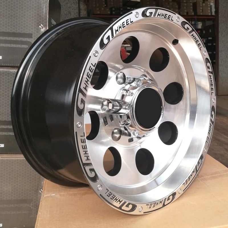 4X4 offroad black machine face aluminium wheels car alloy wheels