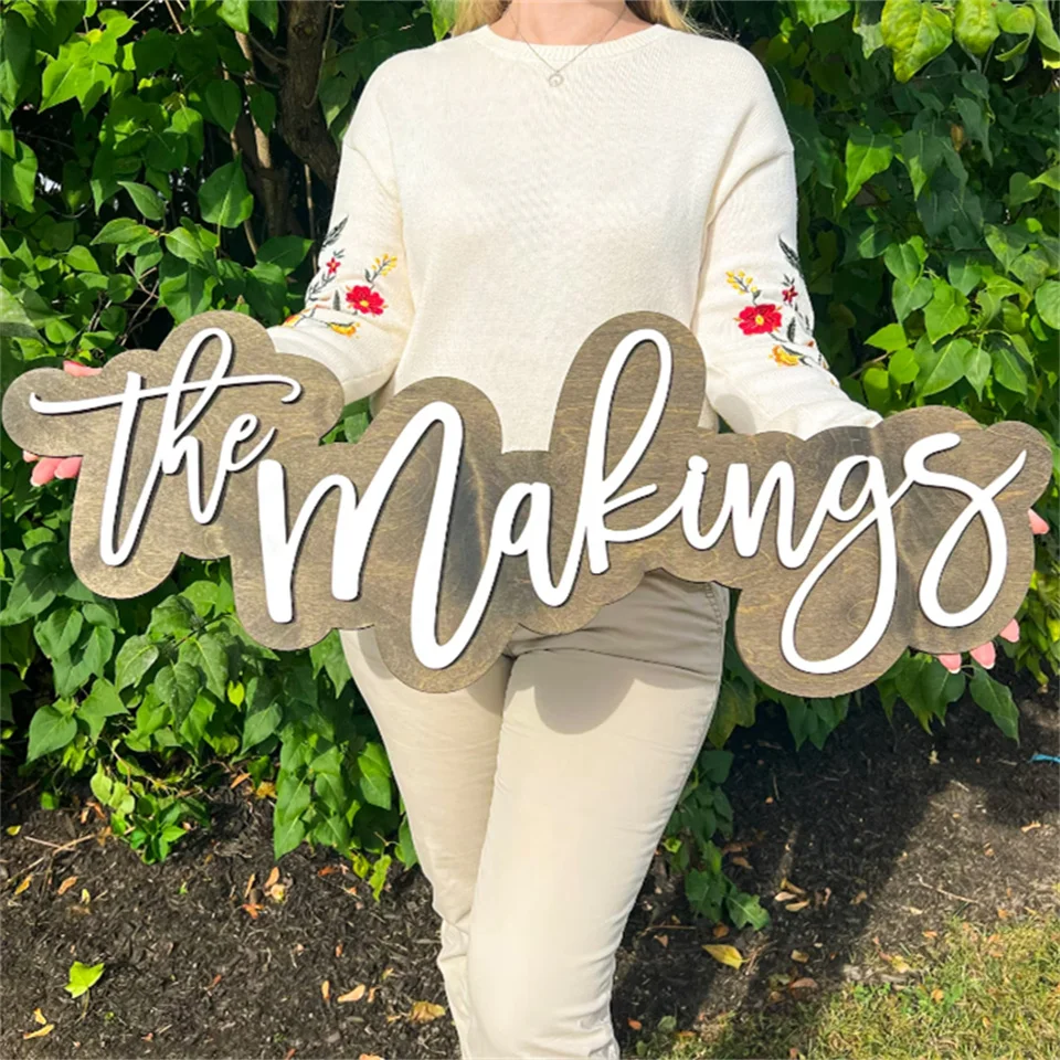 Custom laser cutting  wreath unfinished wood romantic decorations of wood wreath  christmas wreath for door