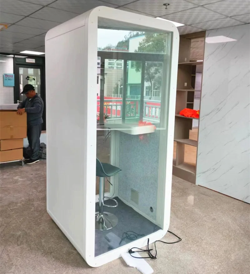 Prefab Office Pods Glass Conference Tables Backyard Office in 2023 office pods outdoor pod tiny house Soundproof Booth