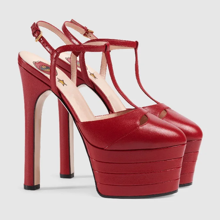 Support OEM/ODM Custom logo fashion design sexy lady high heels platform plus size women sandals