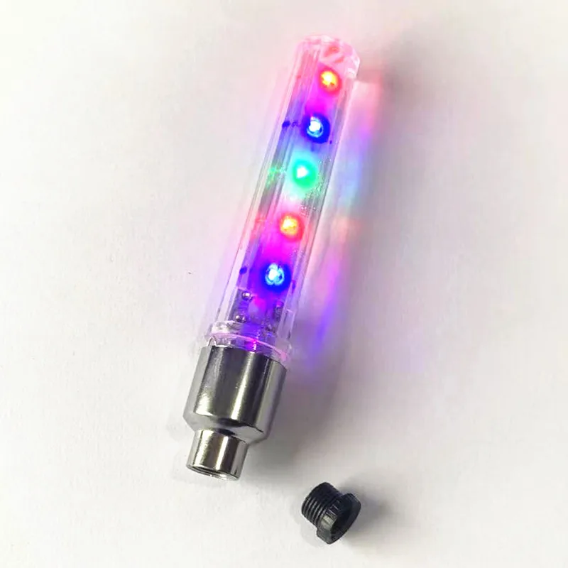 Colorful Waterproof LED Tire Light Wheel Bike Accessories ABS LED Wheel Light with Batteries Green Red