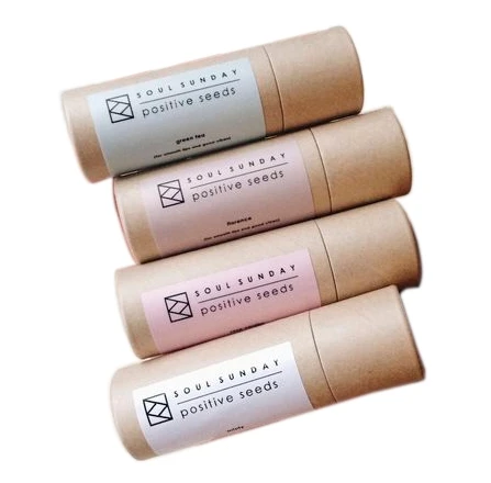 eco lip balm paper tubes deodorant kraft push up paper tubes wholesale  round cardboard deodorant tubes paper deodorant stick