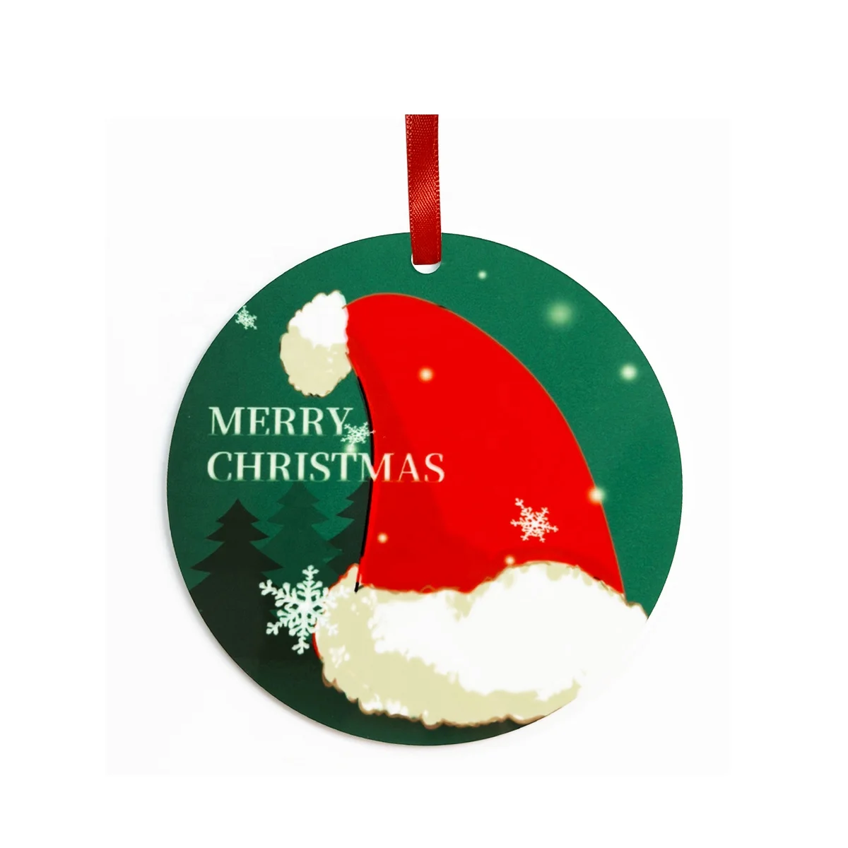 BEAUTYSUB Longstar HD Sublimation aluminum Ornament white heat transfer photo printable metal coating blanks Cut by CNC router