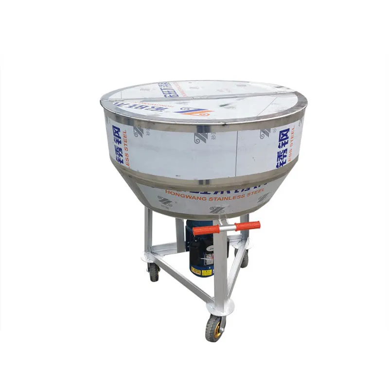 Vertical feed mixer machine seed coating machine