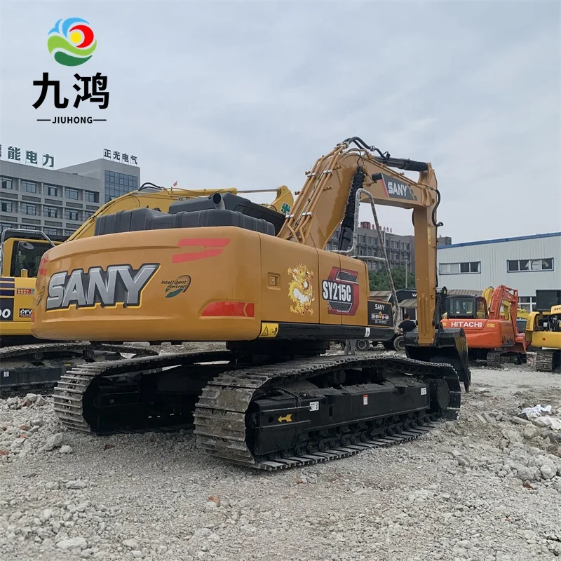Real Price Top Condition China SANY SY215 excavator second hand digger mining machinery SY215C used excavator