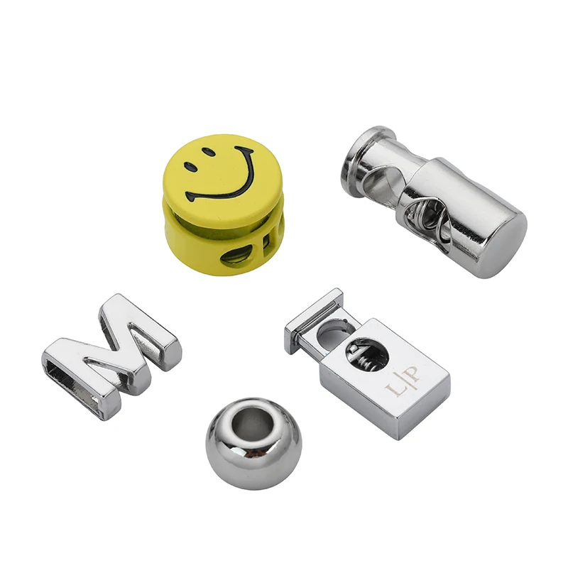 Custom Metal Double Sided Garment Clips Hoodies Metal Logo Spring Lock Wear Clothes