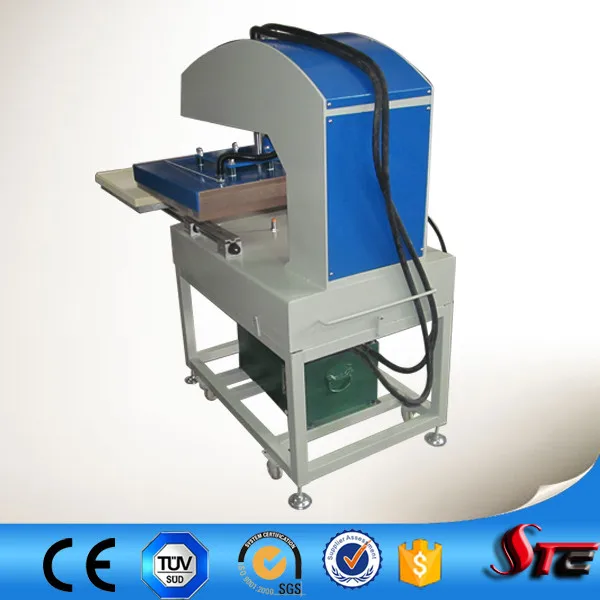 Hydraulic  pressure  heat press 70*90cm automatic  bolster t shirt  pants fabric large format sublimation  heat press machine