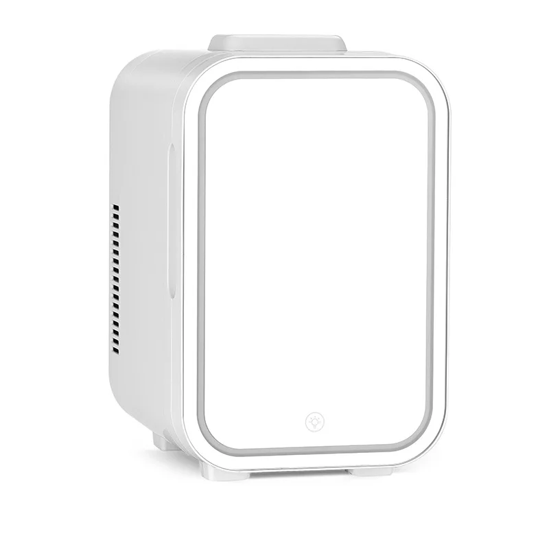 Mirror Beauty Refrigerator Led Touch Screen Car Home Dual Use Mini Refrigerators for Fruits Vegetables Outdoor Use