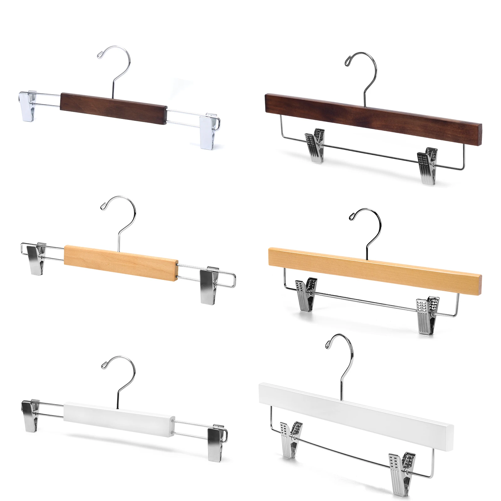 CLASSICwood Single Tier Multifunction Hanger for Clothes Clothing Living Room for Store Wardrobe Hotel Use
