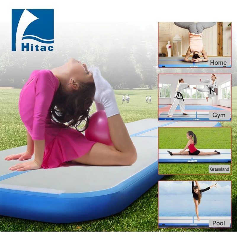 Arts gym mats boxing PVC drop stitch fabric floor exercise mat fitness folding floor gym floor rolling mat