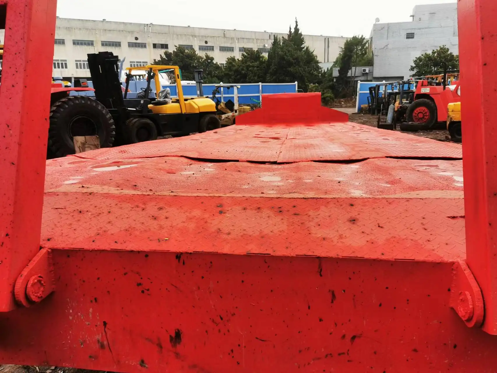 Low seat three axle low seat semi-trailer truck semi-trailer for sale