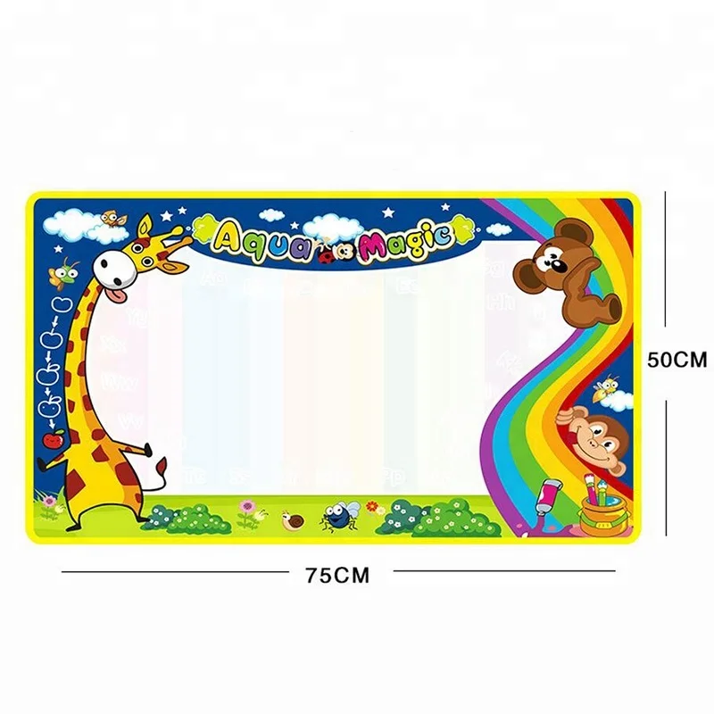 2019 new painting toy child kid magic doodle water drawing mat,drawing mat for kids,aqua drawing mat