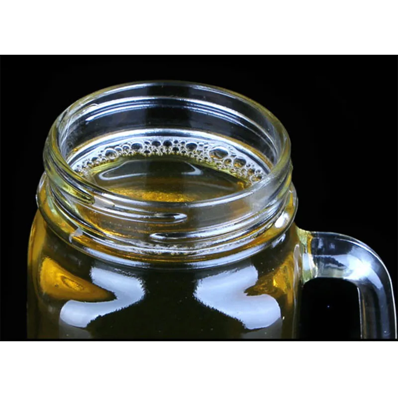 Avertan  drinking glass mason jar  Mexico rooster cup beer mug glass jar handle mason jarwith handles