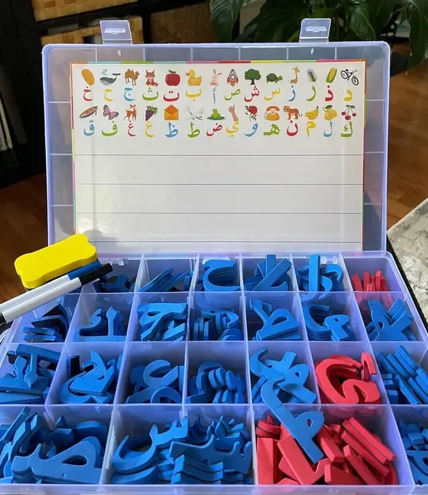 2024 Chenque 400 pcs Arabic educational toy Magnet letters Foam Eva soft spelling toy magnet drawing board magnetic alphabet