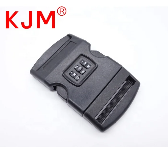 Customized 2 Inch Quick Release Coded Lock Buckle for Luggage Belt Bag Strap