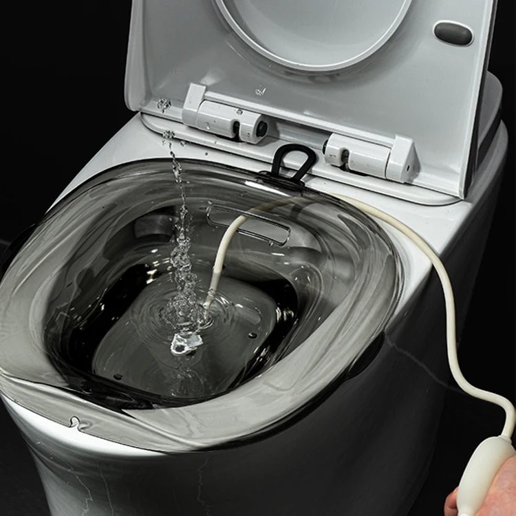 Manufacturer Women Hygiene Intimate Care Yoni Vaginal Steaming Seat Box Salon Foldable Sitz Bath With Pump