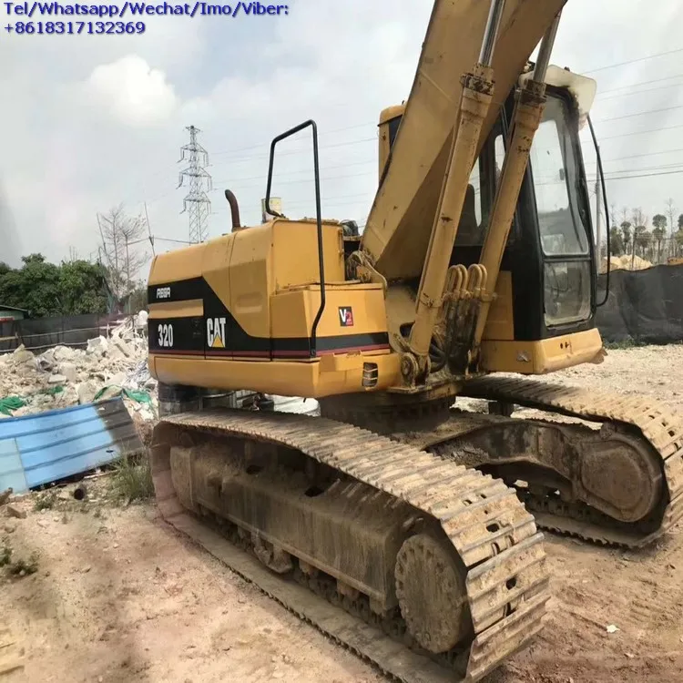 Высококачественный б/у гидравлический экскаватор Cat 320B 320C 20 тонн сделано в Японии гусеничный 320