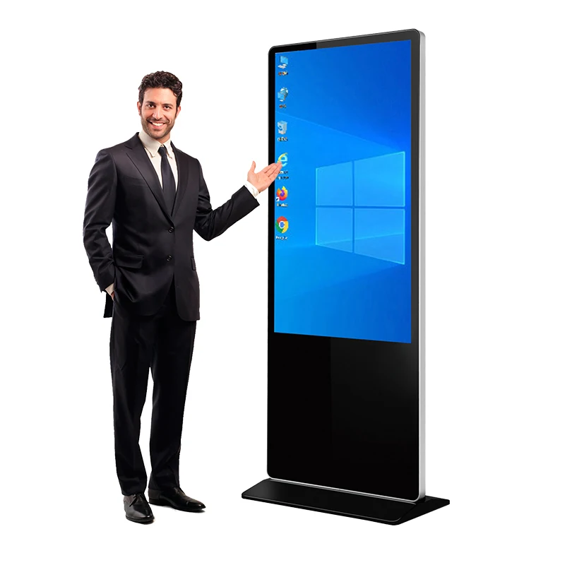 LCD Digital Signage and Displays HD Poster 4K Indoor Advertising Player Touch Screen for the Mall
