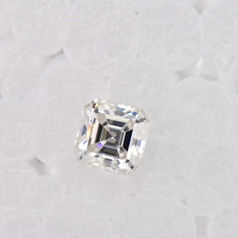 SICGEM Jewelry VVS1 Asscher Cut D Color 7*9mm Moissanite Mossanite Diamond Wholesale Price