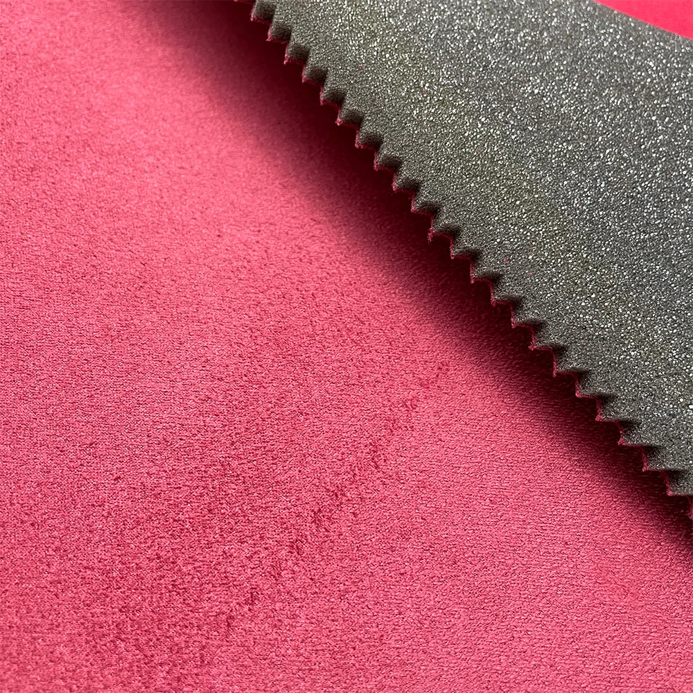 200gsm 5mm Factory Custom Automotive Suede Headliner Fabric With Foam Backing Car Roof Fabric Car Seat Fabric