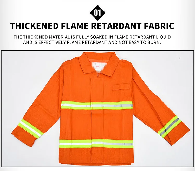 Breathablefire Resistant Maximum Flexibility Reflective Tape Firefighter Boots Fire Rescue Suit