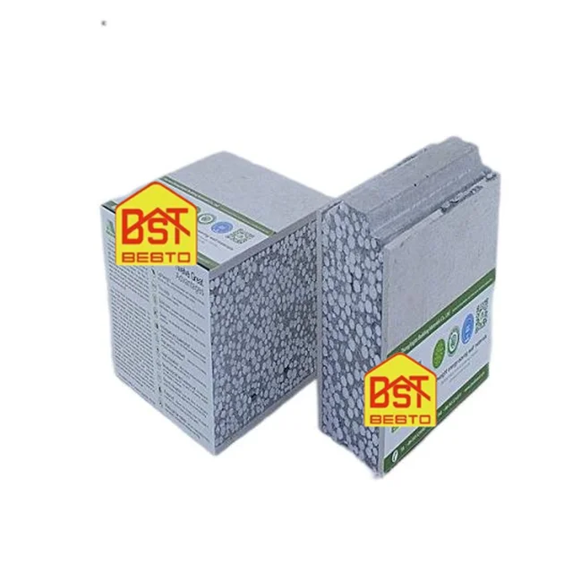 High Quality Designed  EPS Wall and Roof Material Sandwich Panel for Sale, Polystyrene Insulation EPS Sandwich Panel