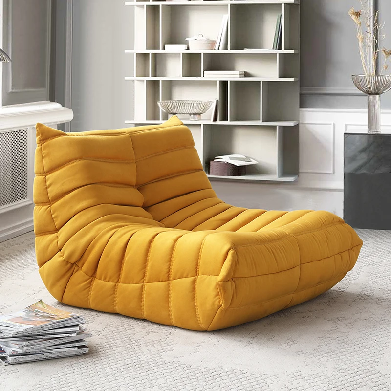 Recreational chair a beanbag chair stylist is luxury single caterpillar Nordic light balcony chairs