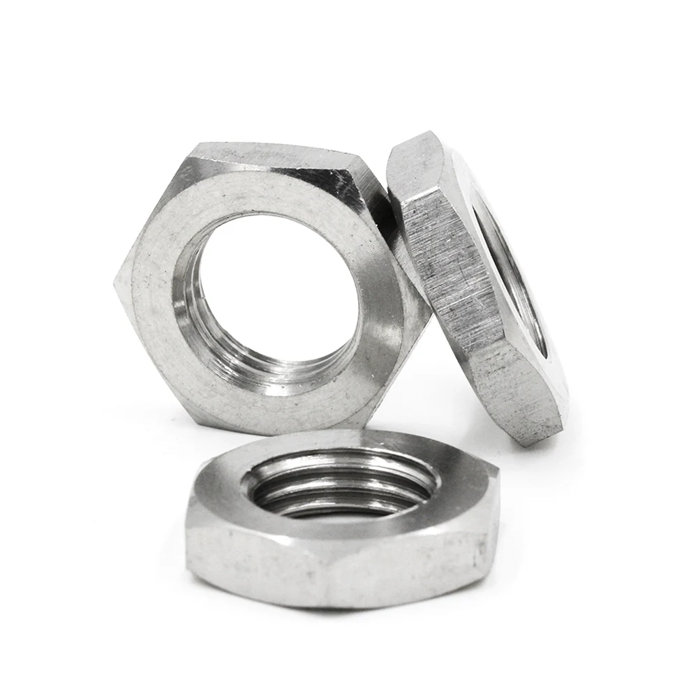 Hex Thin Nut Factory Price Stainless Steel 304 M4 Hex Thin Nut