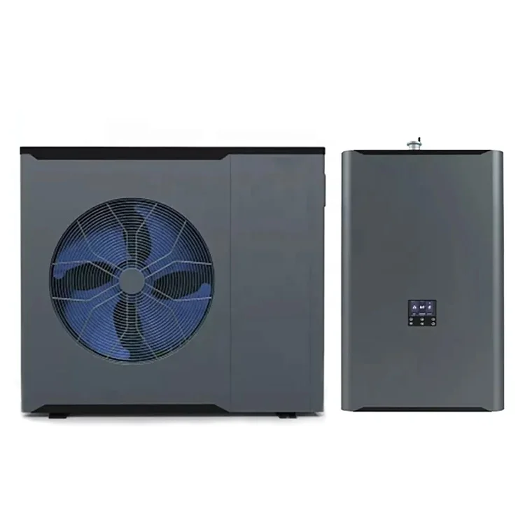 High temperature air source split type water heater hot water controller air to water heat pump for pool